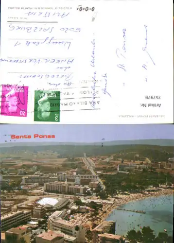 757979 Santa Ponsa, Mallorca Calvià Spain 1974