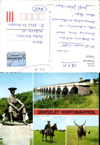 758027 Hortobágy Hajdú-Bihar County Hungary 1984