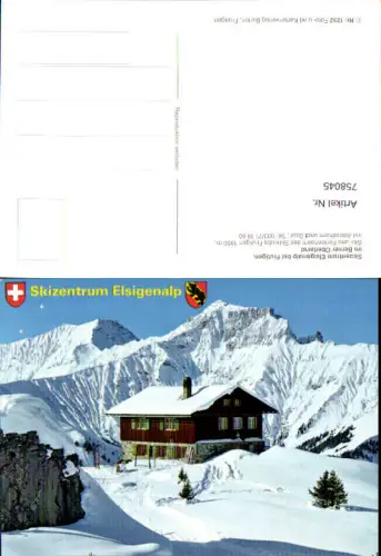758045 Frutigen Skizentrum Elsigenalp Frutigen-Niedersimmental Switzerland