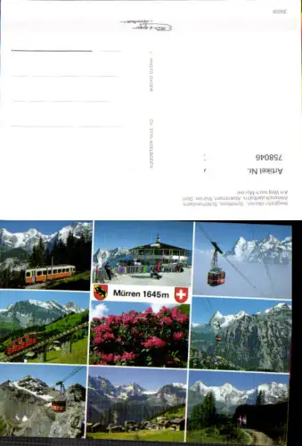 758046 Mürren Interlaken-Oberhasli Switzerland