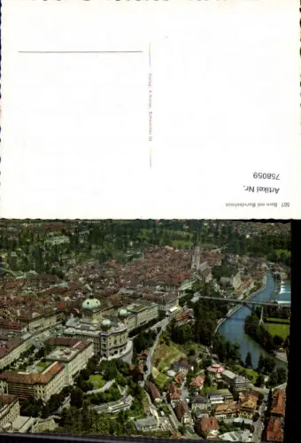 758059 Bern mit Bundeshaus Verwaltungskreis Bern-Mittelland Switzerland