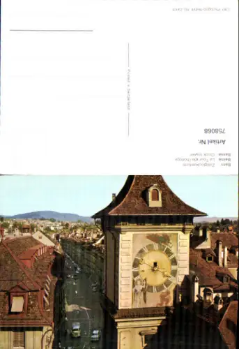 758068 Bern Zeitglockenturm Verwaltungskreis Bern-Mittelland Switzerland