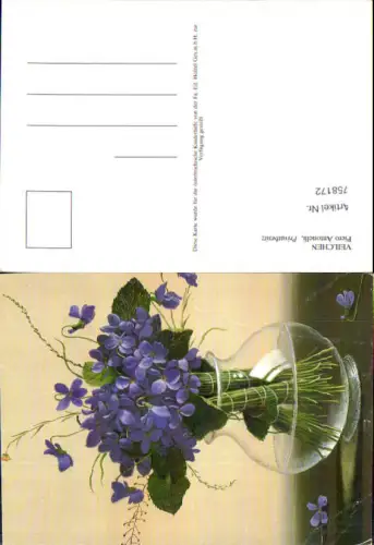 758172 Veilchen Vase Piero Antonelli