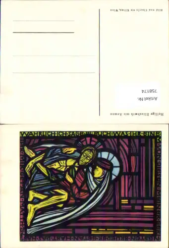 758174 Wien Charlotte Klima Heilige Elisabeth mit Armen