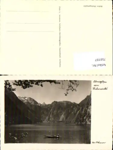 758197 Königssee Malerwinkl Schönau am Königssee LK Berchtesgadener Land