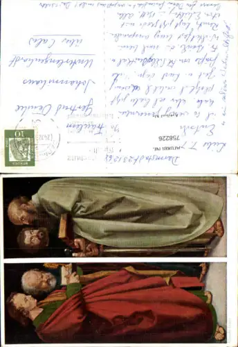 758226 Albrecht Dürer Apostel gel Darmstadt Unterlengenhardt Calw LK Calw 1962