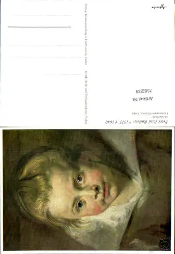 758239 Vaduz Kinderkopf von Peter Paul Rubens Oberland Liechtenstein