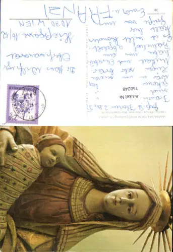 758248 Rinnböck Maria mit dem Kind Heilig-Kreuz-Kirche Bez. Weiz 1977