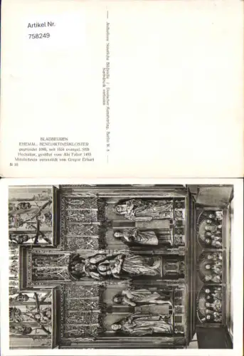 758249 Blaubeuren Ehemaliges Benediktinerkloster LK Alb-Donau-Kreis