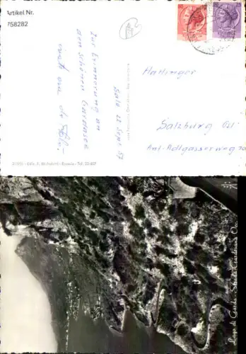 758282 Lago di Garda Strada Gardesana Occ. Provinz Brescia Italy 1957