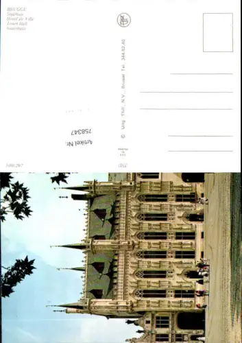 758347 Brugge Stadhuis Arr. Brügge Belgium