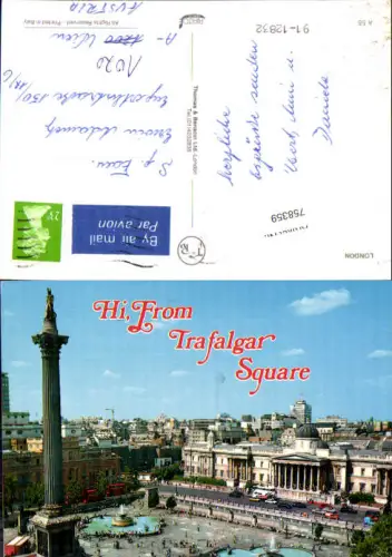 758359 London, Trafalgar Square City of Westminster England