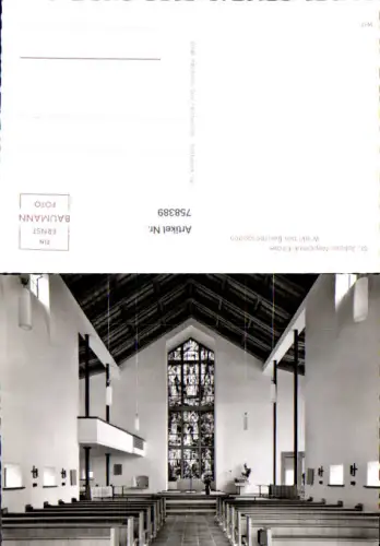 758389 Winkl bei Berchtesgaden St. Johann Nepomuk-Kirche LK Berchtesgadener Land 1952