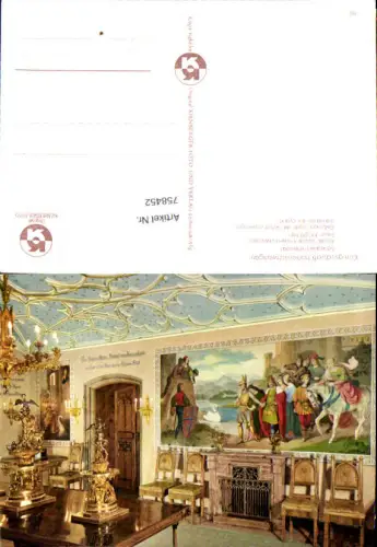 758452 Schwangau Schloß Hohenschwangau LK Ostallgäu