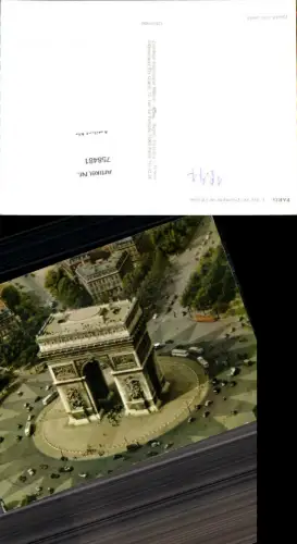 758481 Paris L'Arc de Triomphe de l'Etoile Département de Paris France