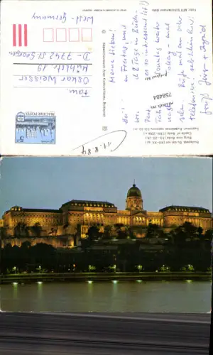 758484 Budapest Burg von Buda Budapest Hungary 1984