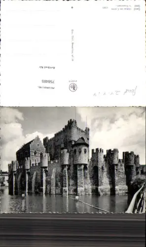 758485 Gand (Gent) Château des Comtes 's Gravensteen Prov. Oost-Vlaanderen Belgium 1974