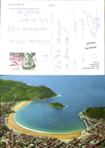 758559 San Sebastian Vista aerea Province of Gipuzkoa Spain