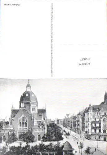 758577 Kattowitz Synagoge Katowice Poland 1979