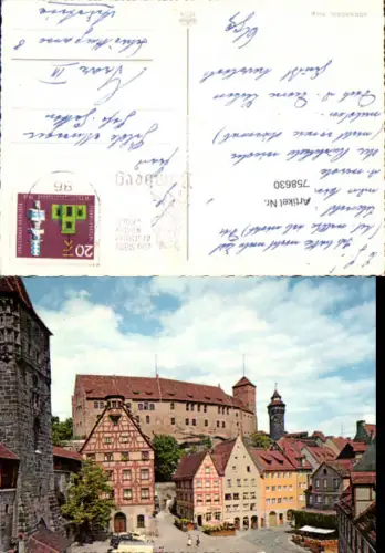 758630 Nürnberg Kaiserburg Bez. Mittelfranken 1996