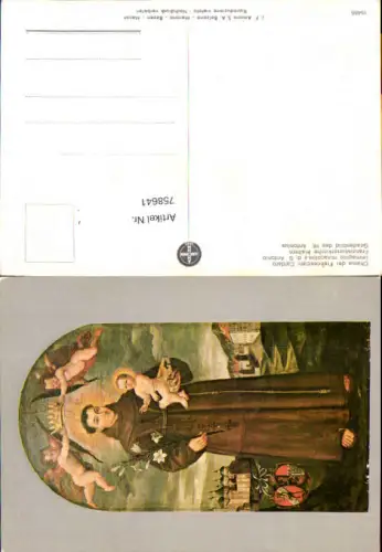 758641 Kaltern Franziskanerkirche Gnadenbild des Hl. Antonius Bez. Überetsch-Unterland Italy