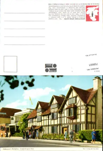 758681 Stratford-upon-Avon Shakespeare's Birthplace Warwickshire England