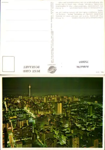 758691 Johannesburg City of Gold City of Johannesburg South Africa