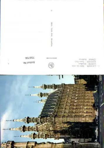 758756 Leuven Rathaus Arrondissement Leuven Belgium