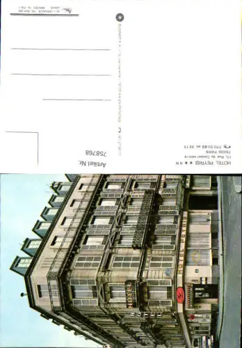 758768 Paris Hotel Peyris 9. Arrondissement France