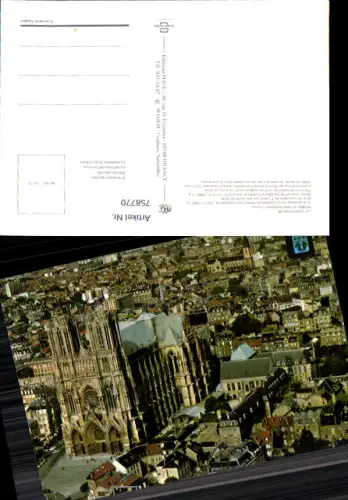 758770 Reims, Cathédrale Notre-Dame Département Marne France