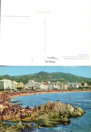 758771 Lloret de Mar Costa Brava Prov. Girona Spain