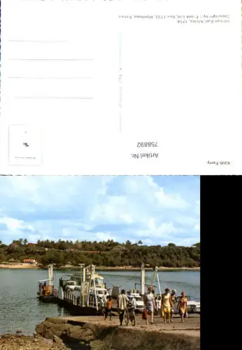 758892 Kilifi Ferry Kilifi County Kenya Autofähre Fähre