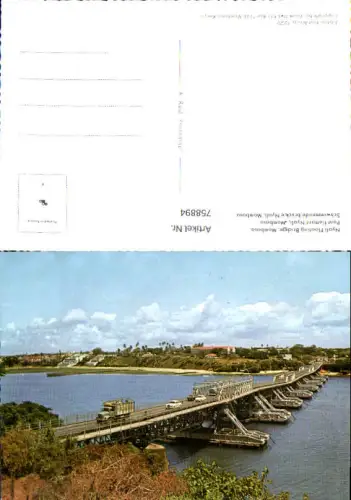 758894 Mombasa Nyali Floating Bridge Mombasa County Kenya 1979