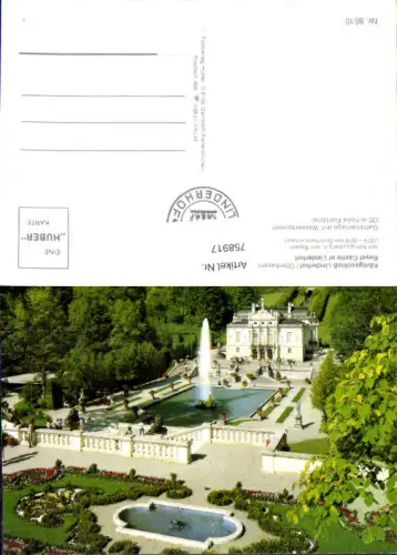 758917 Schloss Linderhof Ettal LK Garmisch-Partenkirchen