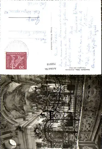 758918 Amorbach Abteikirche LK Miltenberg 1962 Gitter