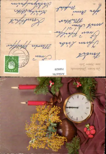 758929 Glückwunsch Uhr Wecker kerzen Stp. Germersheim