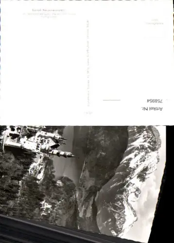 758954 Schwangau Schloß Neuschwanstein LK Ostallgäu