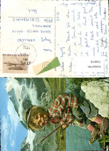 759018 Igel Humor gel Schladming Ignaz-Mattis-Hütte Rohrmoos Bez. Liezen 1969