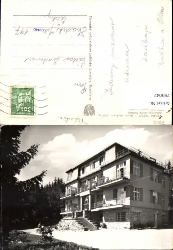 759042 Vysoké Tatry Horný Smokovec Zotavovňa ROH Partizán Okres Poprad Slovakia