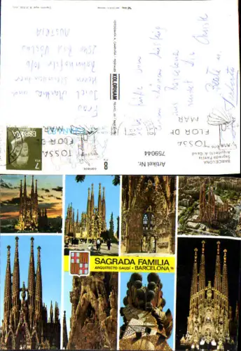 759044 Barcelona Sagrada Familia Province Barcelona Spain