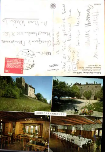 759073 Schloss Habsburg Habsburg Bez. Brugg Switzerland 1969