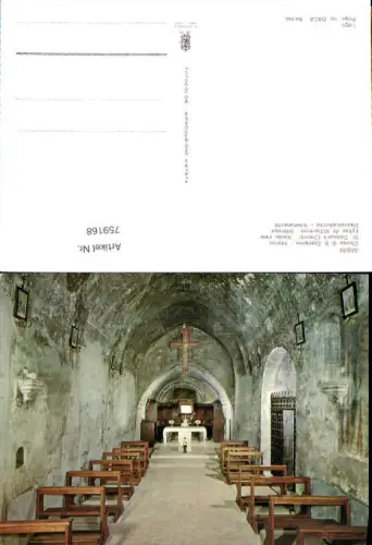 759168 Assisi Chiesa di S. Damiano Innenansicht Provinz Perugia Italy