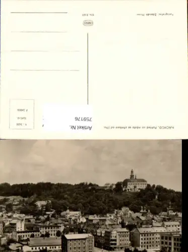 759176 Náchod město se zámkem od jihu Okres Náchod Czech Republic