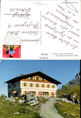 759190 Adelboden Engstligenalp Berghaus Bärtschi Frutigen-Niedersimmental Switzerland 1993
