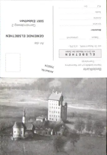 759224 seltene Bestellkarte Elsbethen Bez. Salzburg-Umgebung