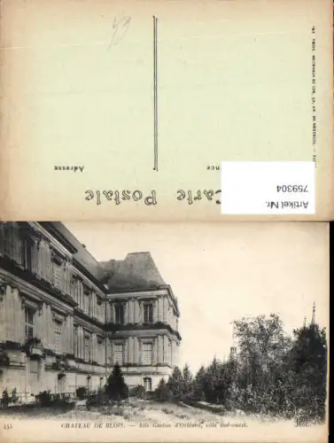 759304 Blois, Château de Blois Dép. Loir-et-Cher France