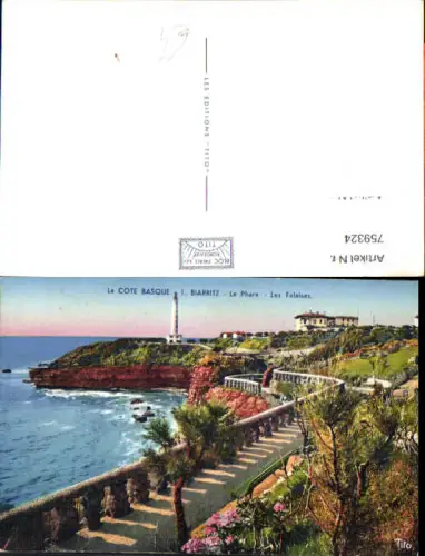 759324 Biarritz Le Cote Basque Le Phare Les Falaises Bayonne France