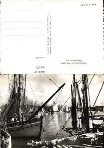 759332 Concarneau Thonniers au port Finistère France