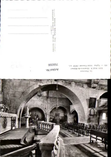759356 Les Baux Eglise Saint-Vincent Dép. Bouches-du-Rhône La Provence France