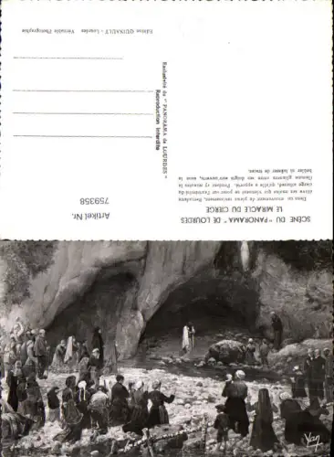 759358 Lourdes Le Miracle du Cierge Département Hautes-Pyrénées France